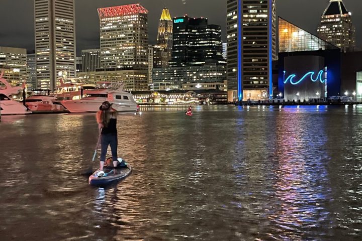a small boat in a body of water