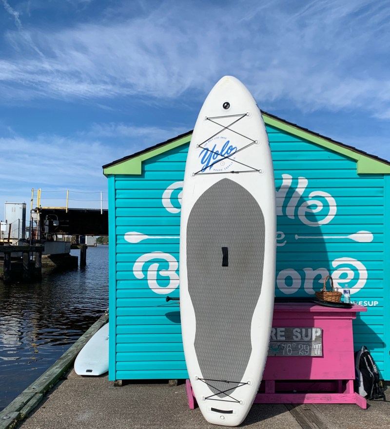 White Inflatable Yolo Board