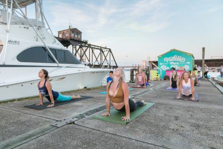 Yoga On The Pier