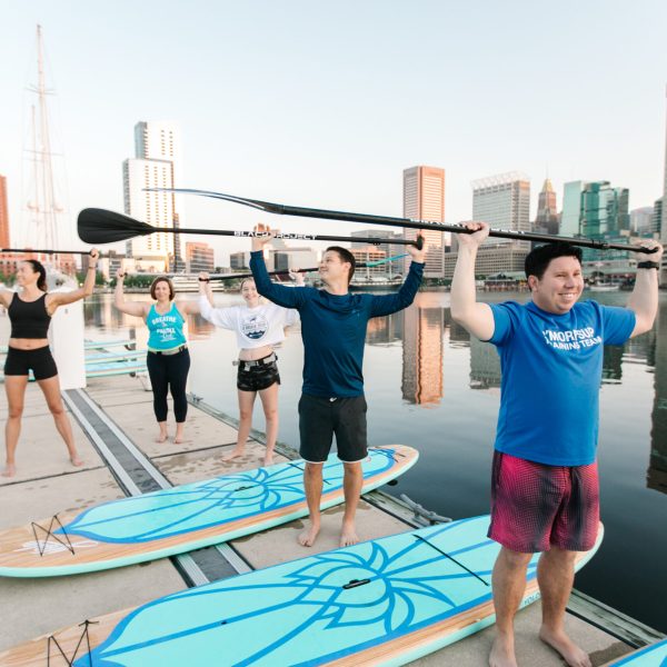 a group of people posing for the camera